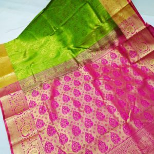 Kanchi Brocade Silk Paithani Saree