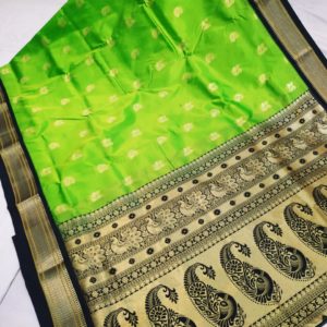 Tana Silk Paithani Semi Maharani Saree Design (Range-4)