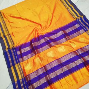 Pure Narayanpeth Silk Paithani Saree