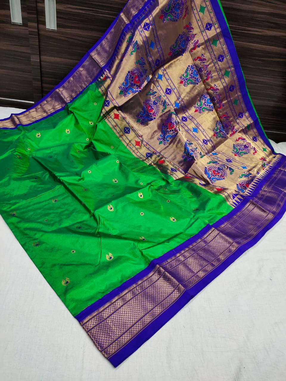 Buy Original Paithani Silk Wedding Sarees Look with Price Online – Sunasa