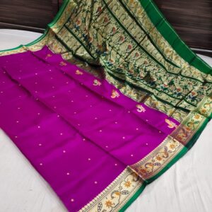 Pure Silk Peshwai Paithani Saree